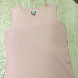 Chico's Women's Pink Sleeveless Knit Tank Chico Size 1